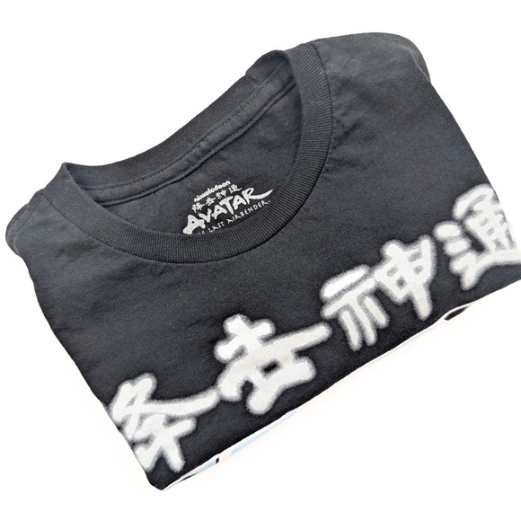 Nickelodeon Avatar The Last Air bender Black Graphic T-Shirt Women's Size Small - Picture 3 of 5